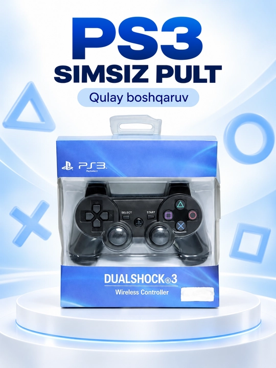 PS3 uchun simsiz geympad, Sony Playstation va Dualshock 3 kabi kompyuter uchun joystik - 