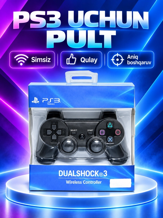 PS3 uchun simsiz geympad, Sony Playstation va Dualshock 3 kabi kompyuter uchun joystik