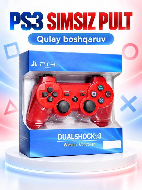 PS3 uchun simsiz geympad, Sony Playstation va Dualshock 3 kabi kompyuter uchun joystik - 