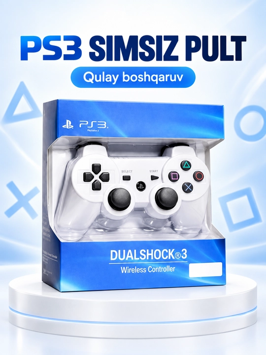PS3 uchun simsiz geympad, Sony Playstation va Dualshock 3 kabi kompyuter uchun joystik - 