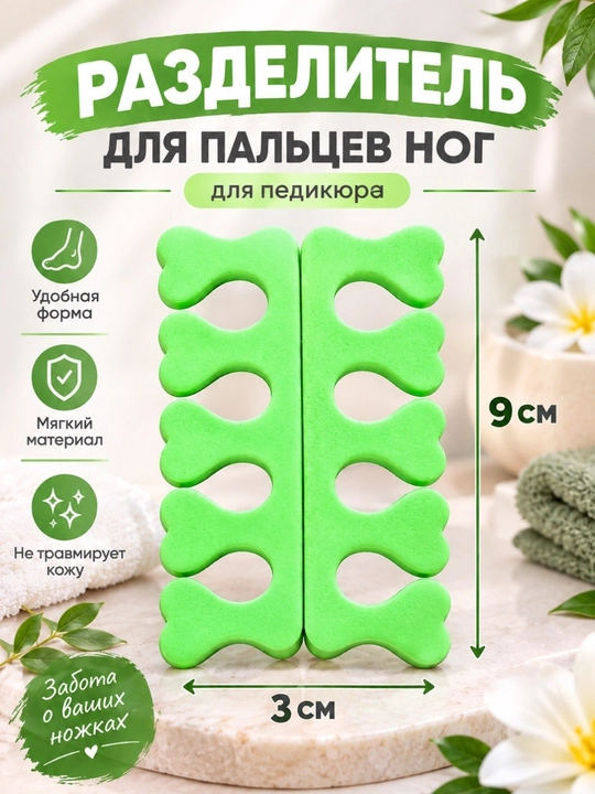Разделитель для пальцев ног для педикюра - 