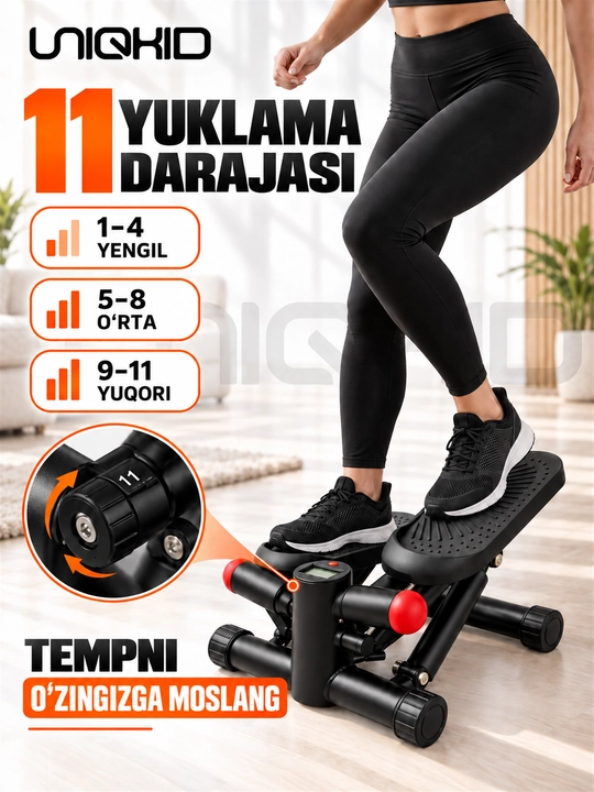Buriluvchi stepperi Uniqkid Step-2