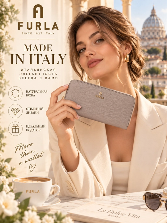 Furla Camellia кожаный женский кошелек - 