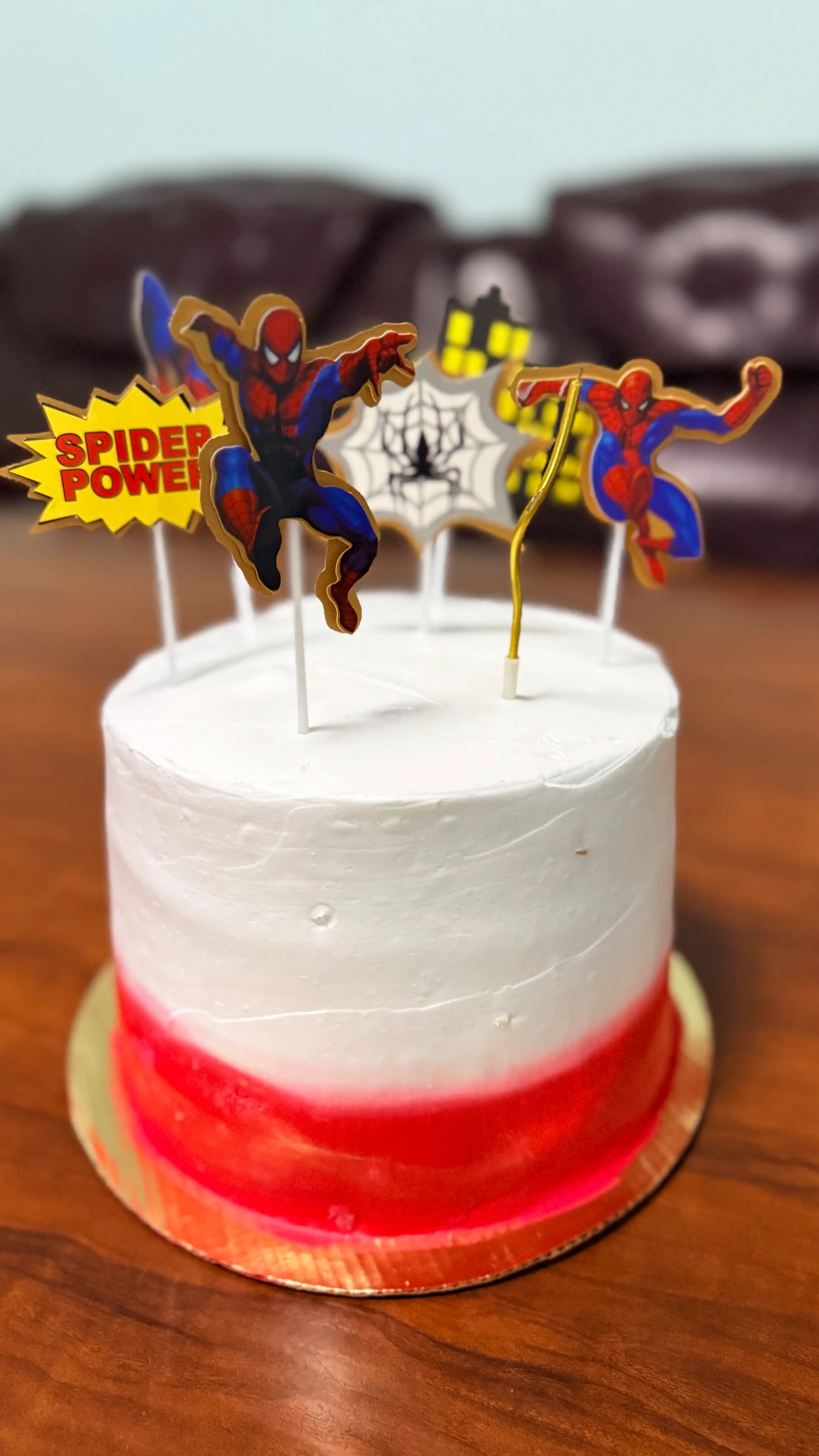 Tort uchun topper to‘plami Spider-Man, O‘rgimchak odam bayram bezagi