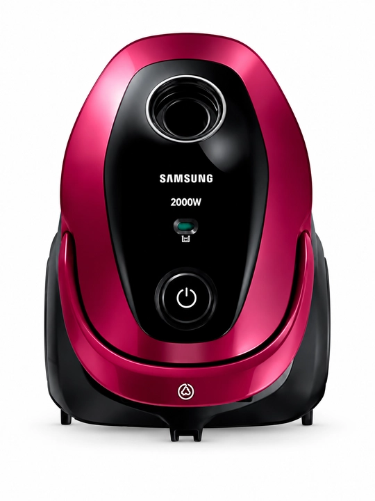Changyutgich Samsung VC20M2520JP, kuchli, konteyner va qop bilan