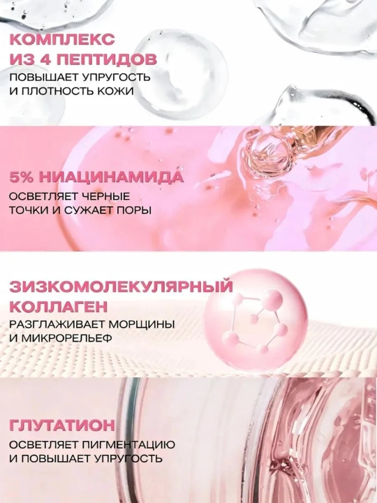 MEDICUBE Крем для лица увлажняющий / Медикуб PDRN Pink Collagen Capsule Cream 55г