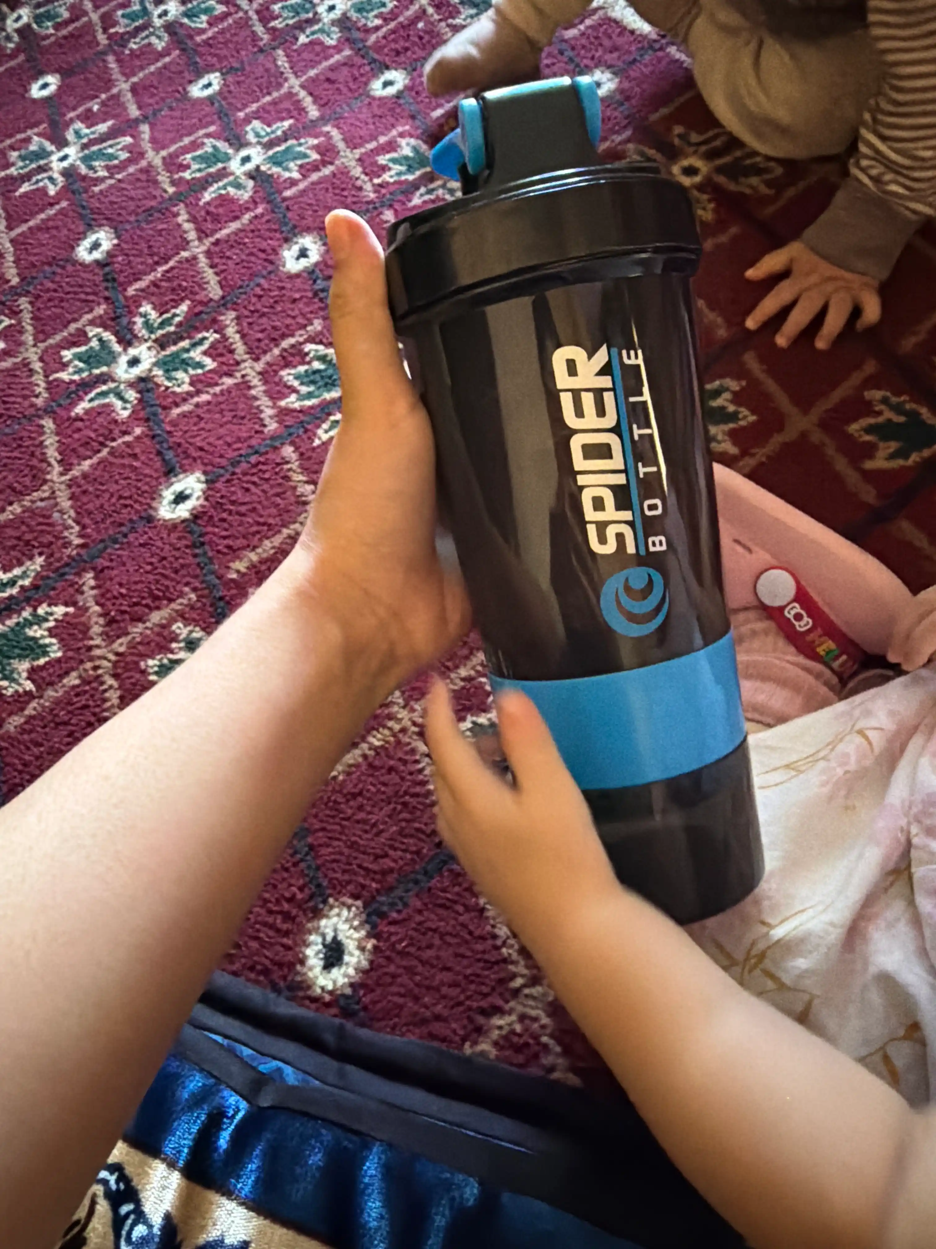 Sheyker, shaker suv shisha, sport idish, geyner, oqsil, protein, 600 ml, uniseks
