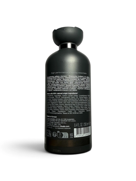 Rituals Homme, укрепляющий шампунь с кофеином для мужчин, Luxury Haircare, 250 мл