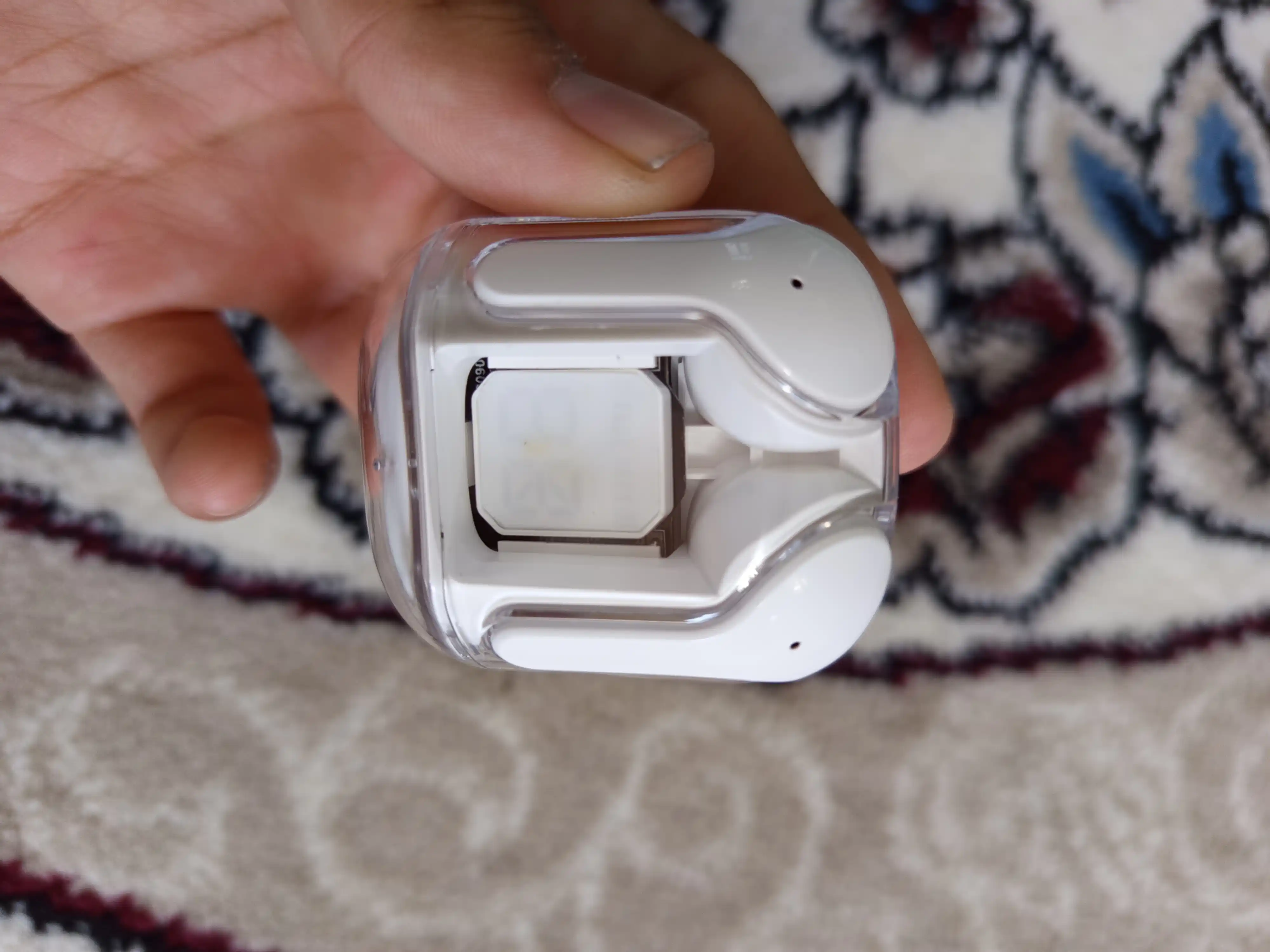 Simsiz Bluetooth naushnik LED displey, sensor boshqaruv, Type-C