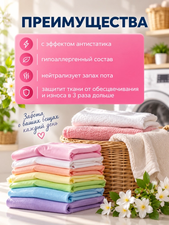 Гель для стирки цветного белья Lavandera Flores Silvestres, 2,5 л и 4,5 л