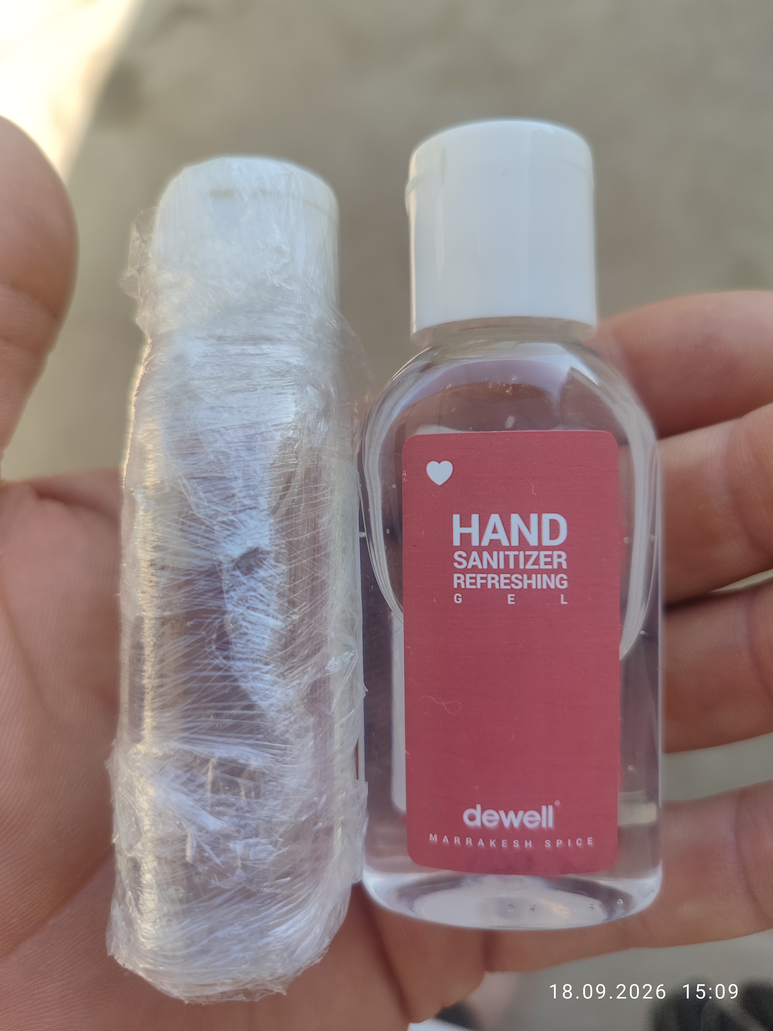Antiseptik gel Dewell Marrakesh Spice, 50 ml