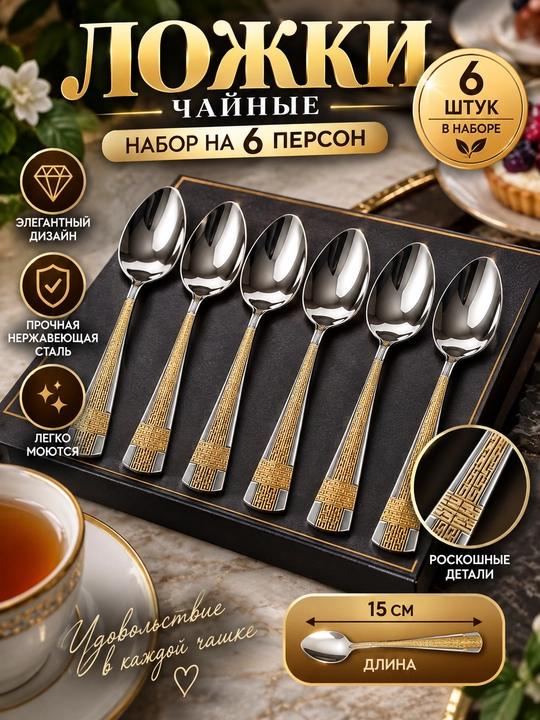 Набор кухонных столовых приборов - 