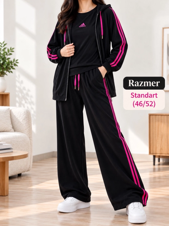 Ayollar uchun 3 qismli sport kostyumi — troyka - 