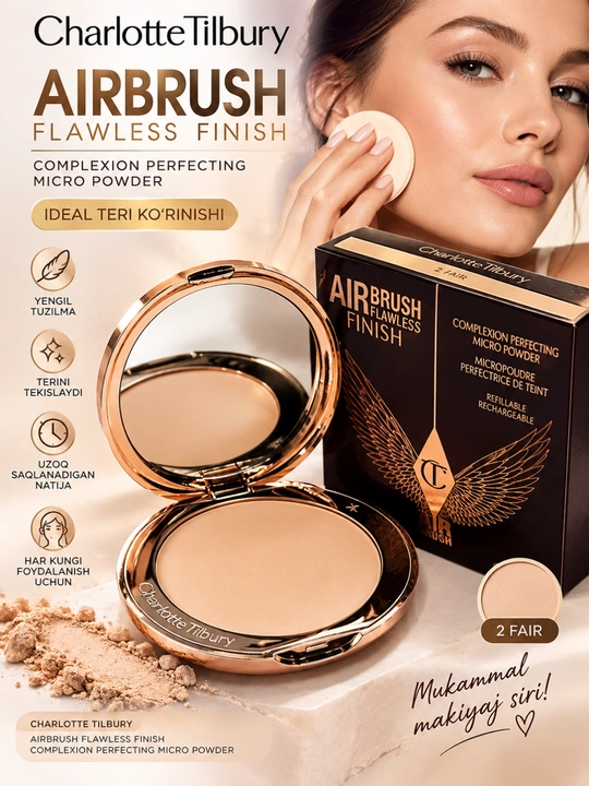 Charlotte Tilbury benuqson qoplamali upasi, 8 g - 