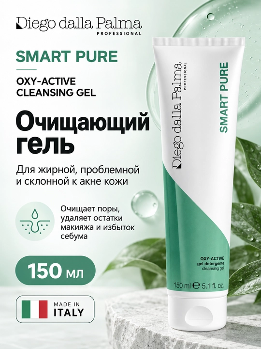 Очищающий гель Diego dalla Palma Professional SMART PURE OXY-ACTIVE - 