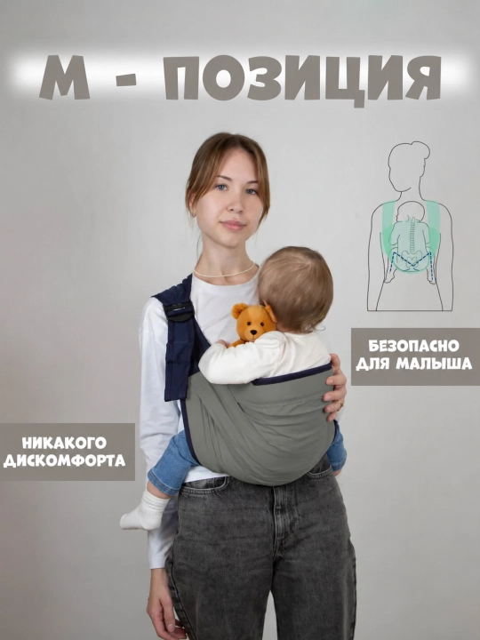 Слинг, эргорюкзак, кенгуру, переноска для ребенка. сумка переноска для мамы