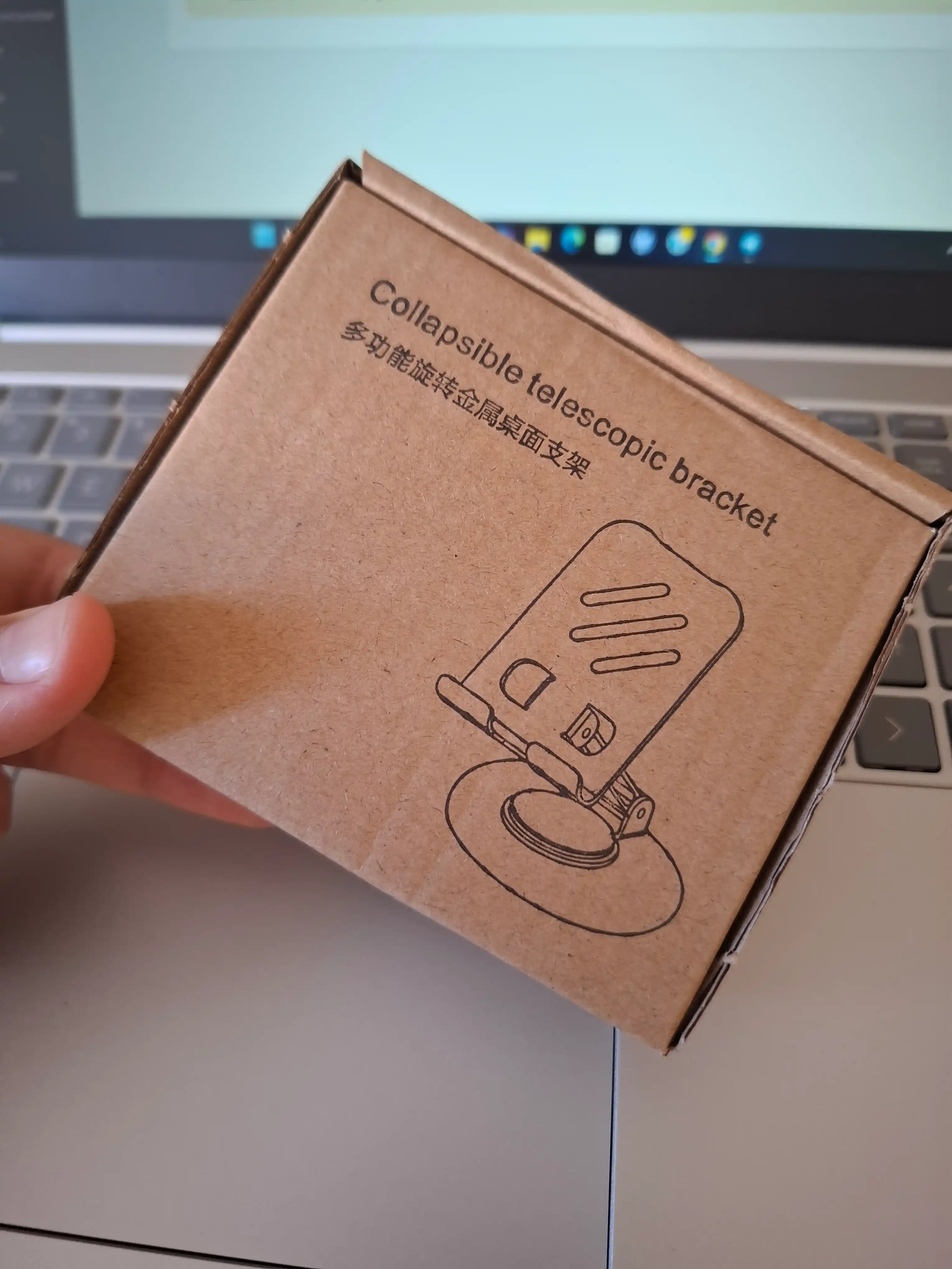 Telefon va planshetlar uchun 360 gradusga buriladigan metall tutqich, telefon pastafka