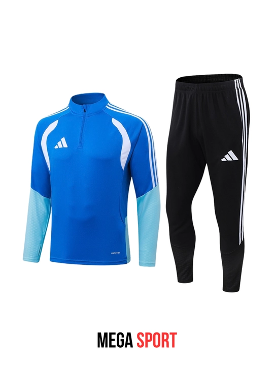 Erkaklar uchun sportivka, 2 qismli komplekti, kofta va shim, futbol va mashg‘ulot uchun