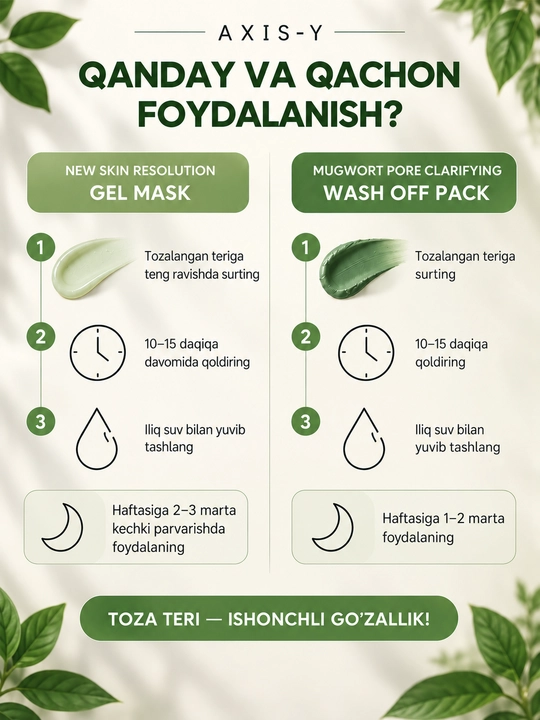 Yuz niqoblari, maska, qora nuqtalarga, ugri, xusnbuzar, ASIX-Y mask