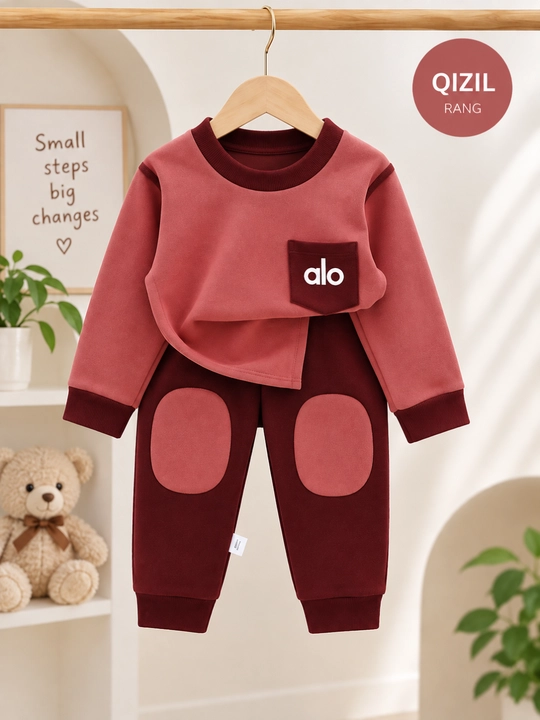 Bolalar kashmir pijama, 1–8 yosh, yumshoq issiq uy kiyim