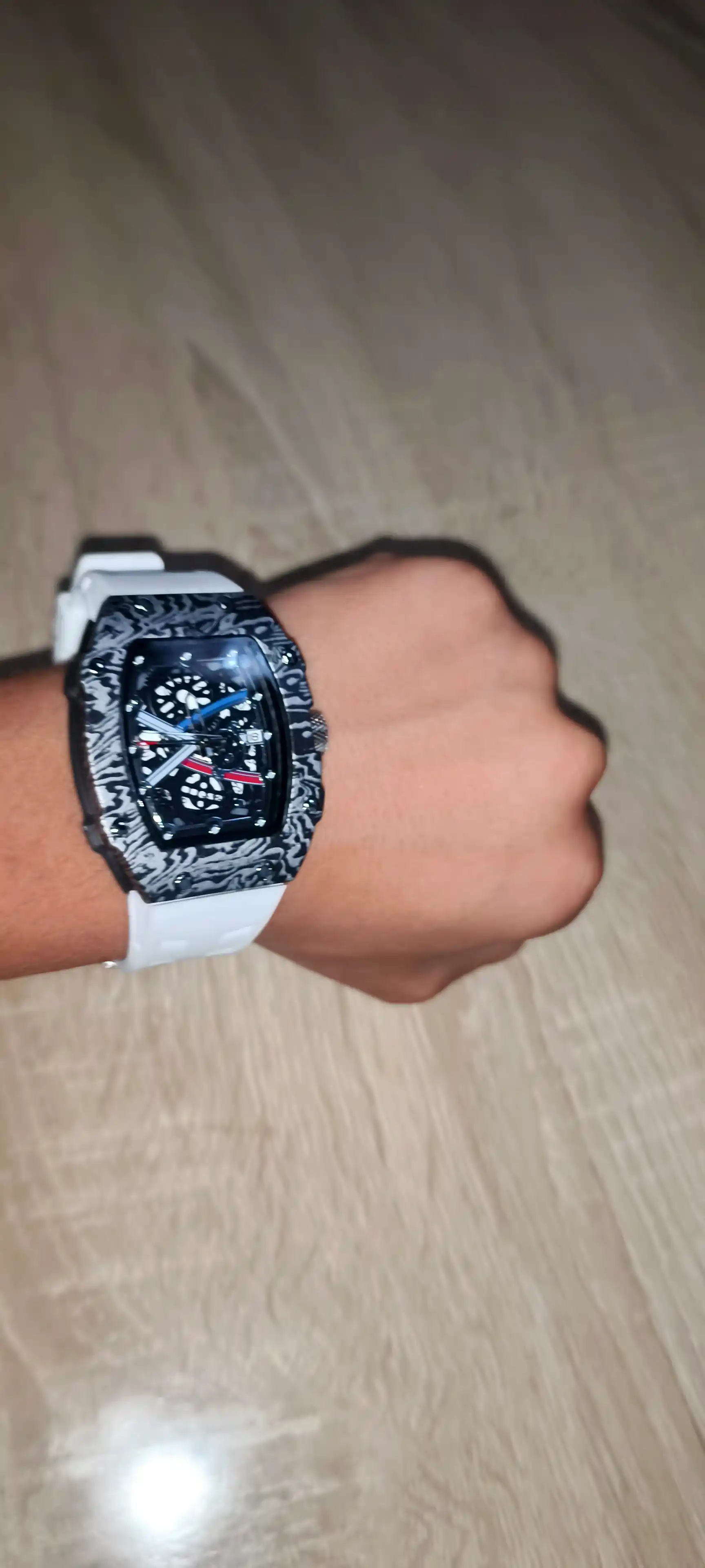 Мужские часы в стиле AULITER - Richard Mille, кварцевый механизм, в подарочной коробке