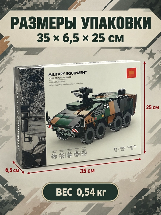 Konstruktor Harbiy texnika BTR Boxer, 438 detal