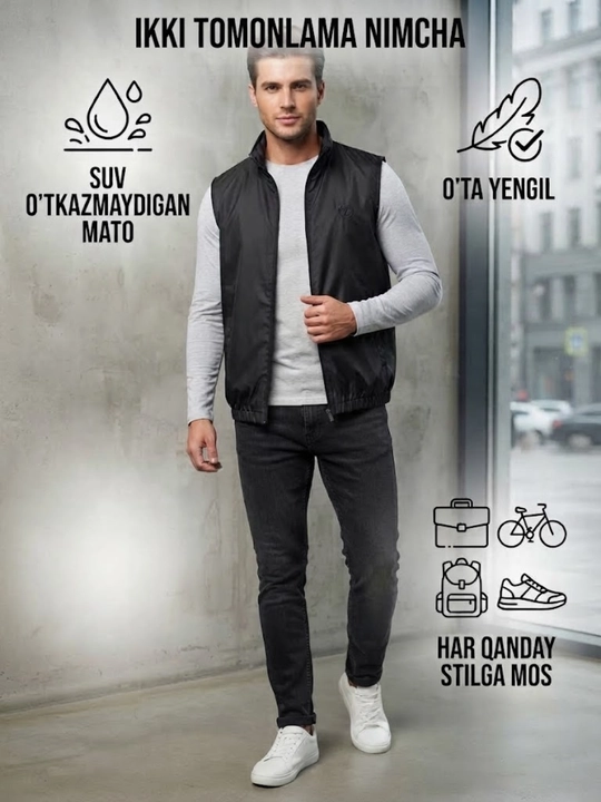 Erkaklar yengsiz kurtkasi