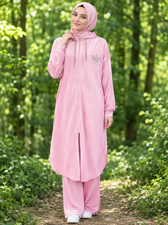 Ayollar kiyimi oversize ikkilik, bambuk matoli ayollar uchun, 48-54 gachan