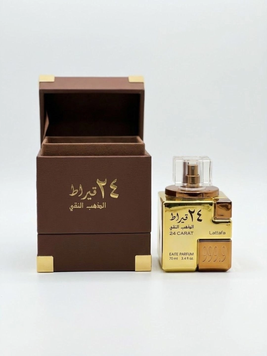 24 Carat Pure Gold (Lattafa Perfumes) — sharqona unisex Parfyumlangan suv - 