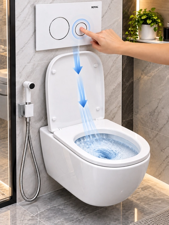 Unitaz uchun yashirin bak,unitaz installyatsiyasi,osma unitaz ramasi ROYAL RL-CC-P112W/G/B
