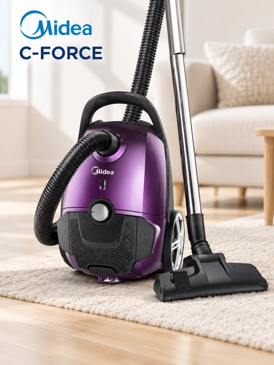 Midea C-FORCE VCB43C17M qopli changyutgich, quruq tozalash uchun, binafsha - 