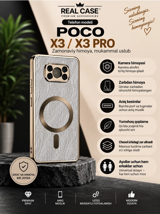 Чехол для смартфона Poco X3/Poco X3pro - 