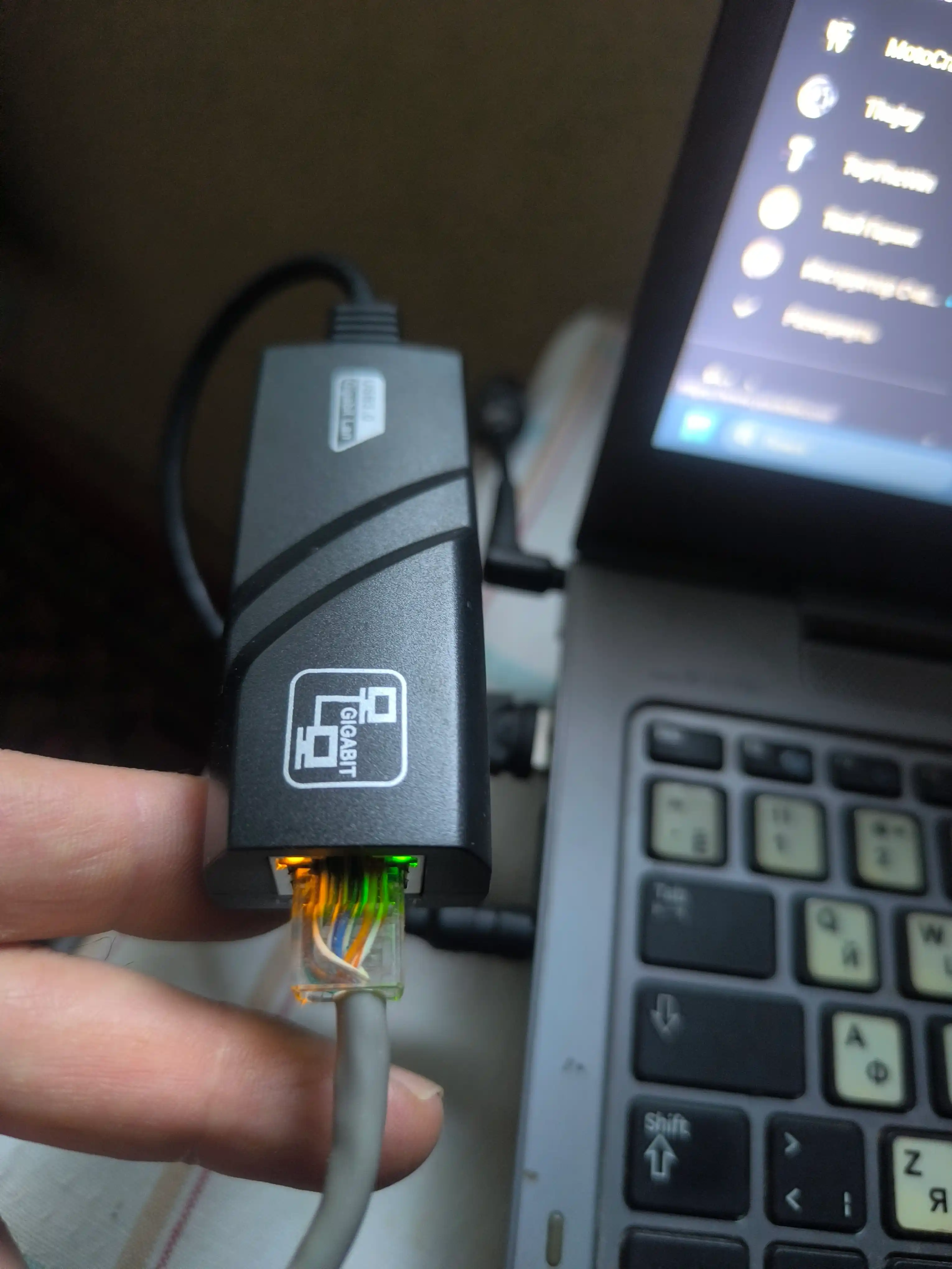 Сетевой адаптер кабель USB 3.0, Gigabit LAN RJ45