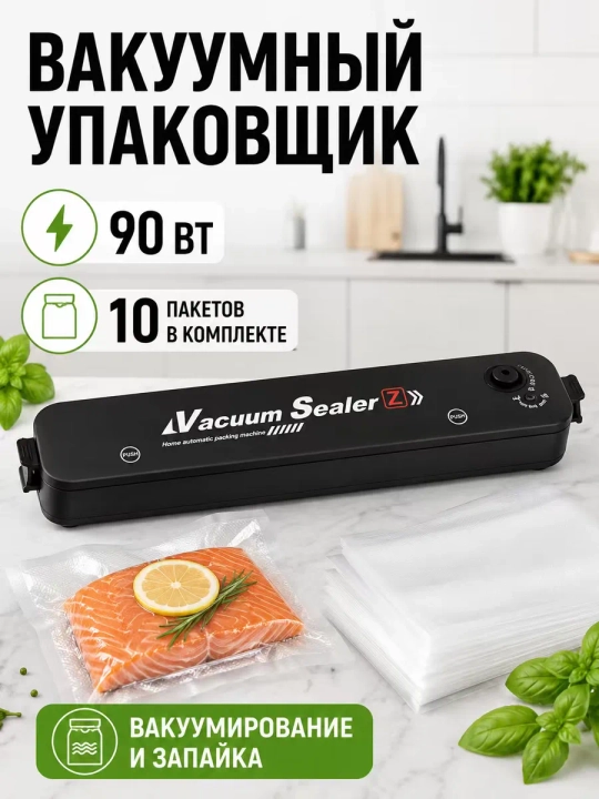Vacuum Sealer Z, X vakuumlagichi - oziq-ovqat mahsulotlari uchun vakuumli qadoqlagich - 