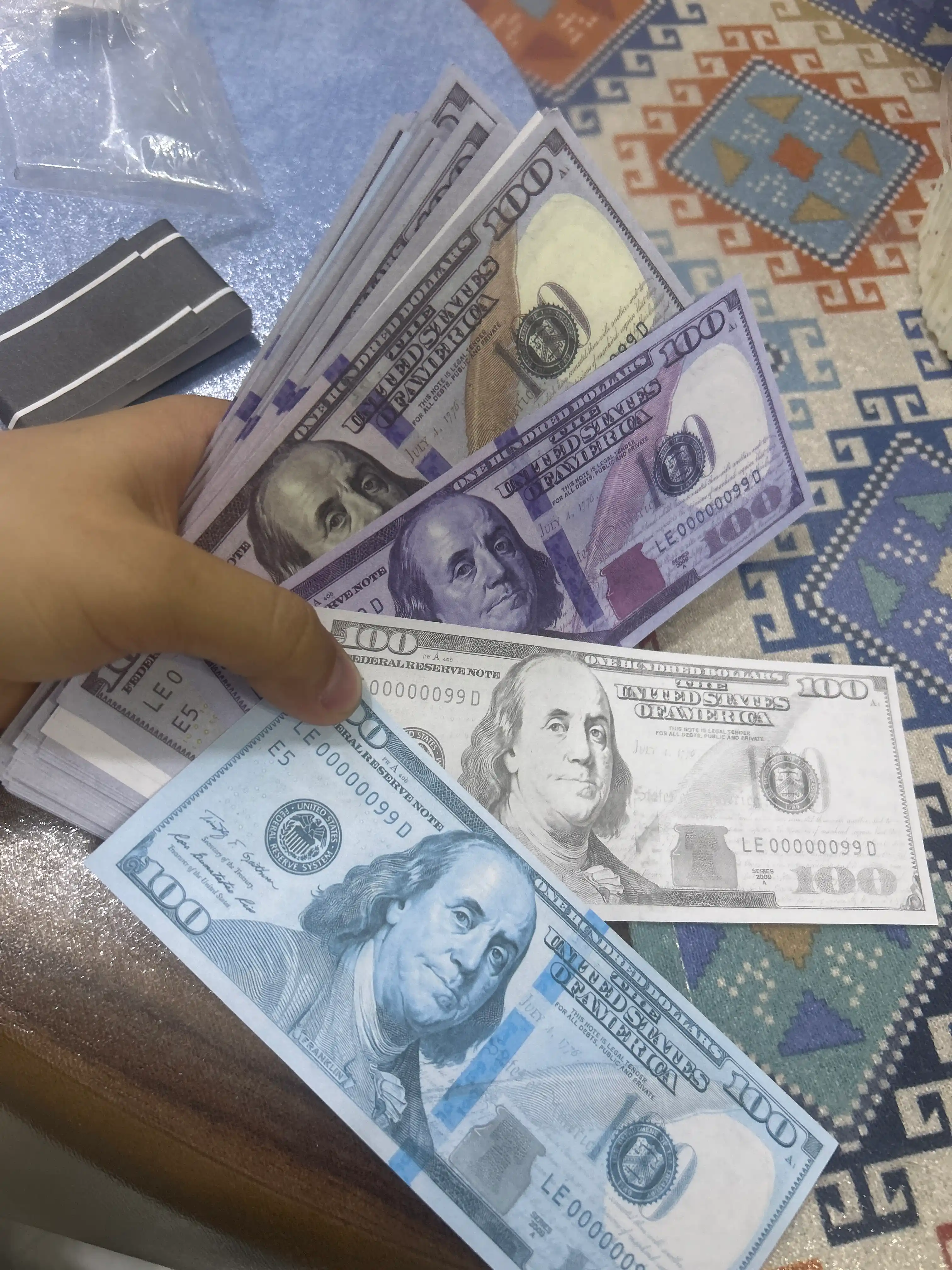 Доллар сувенир, ненастоящие деньги $ 100 долларов США