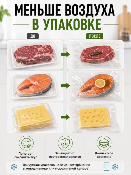 Vacuum Sealer Z, X vakuumlagichi - oziq-ovqat mahsulotlari uchun vakuumli qadoqlagich