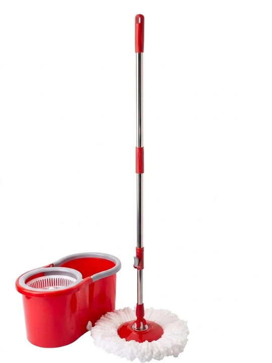 Швабра Spin Mop Turbo Smart с вращающимся ведром, микрофиброй, для влажной уборки