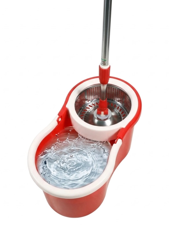 Швабра Spin Mop Turbo Smart с вращающимся ведром, микрофиброй, для влажной уборки