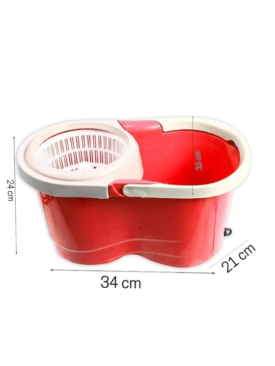 Швабра Spin Mop Turbo Smart с вращающимся ведром, микрофиброй, для влажной уборки