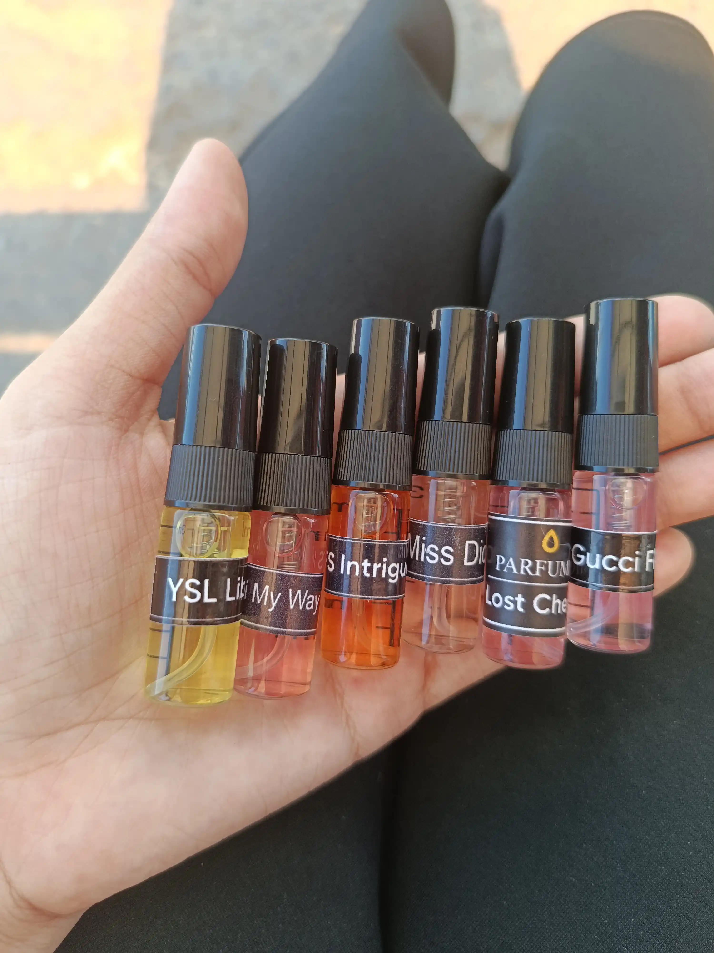 Набор духов для женщин Gucci Flora, Lost Cherry, Libre, Miss Dior, Devil's Intrigue 6в1
