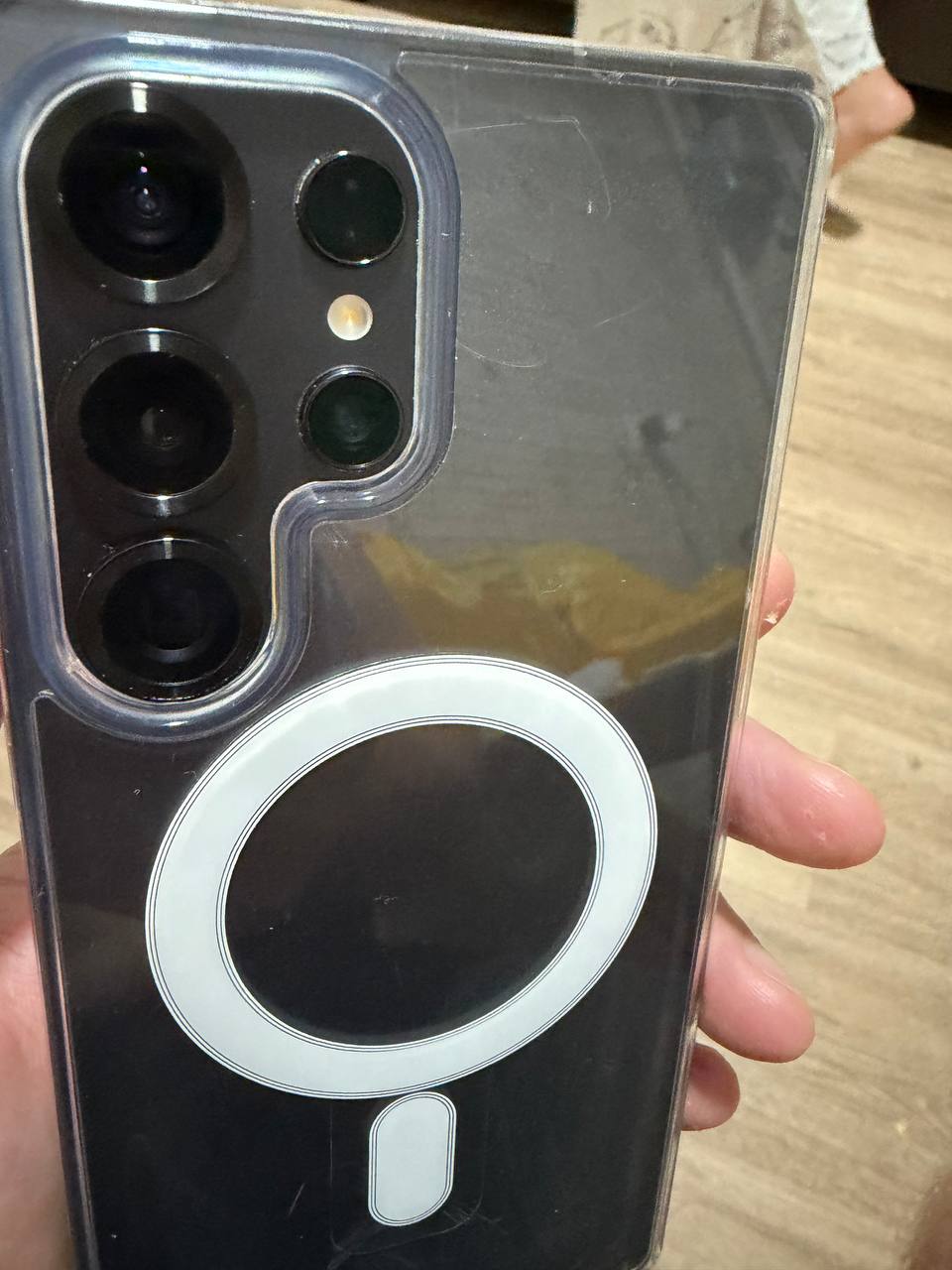 Samsung g‘ilofi S26, S25, S24, S23 Ultra shaffof silikon
