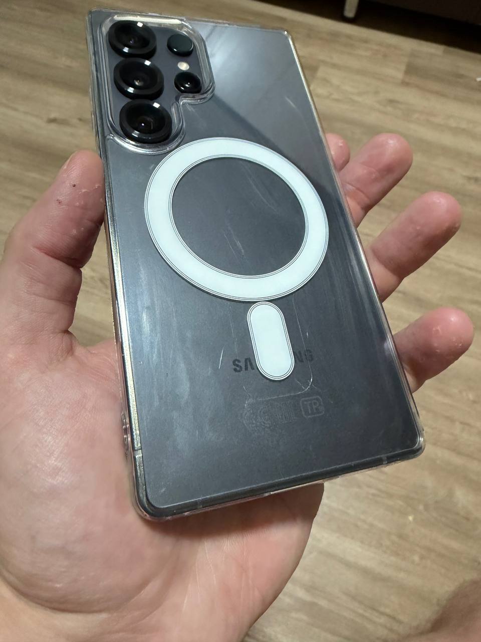 Samsung g‘ilofi S26, S25, S24, S23 Ultra shaffof silikon