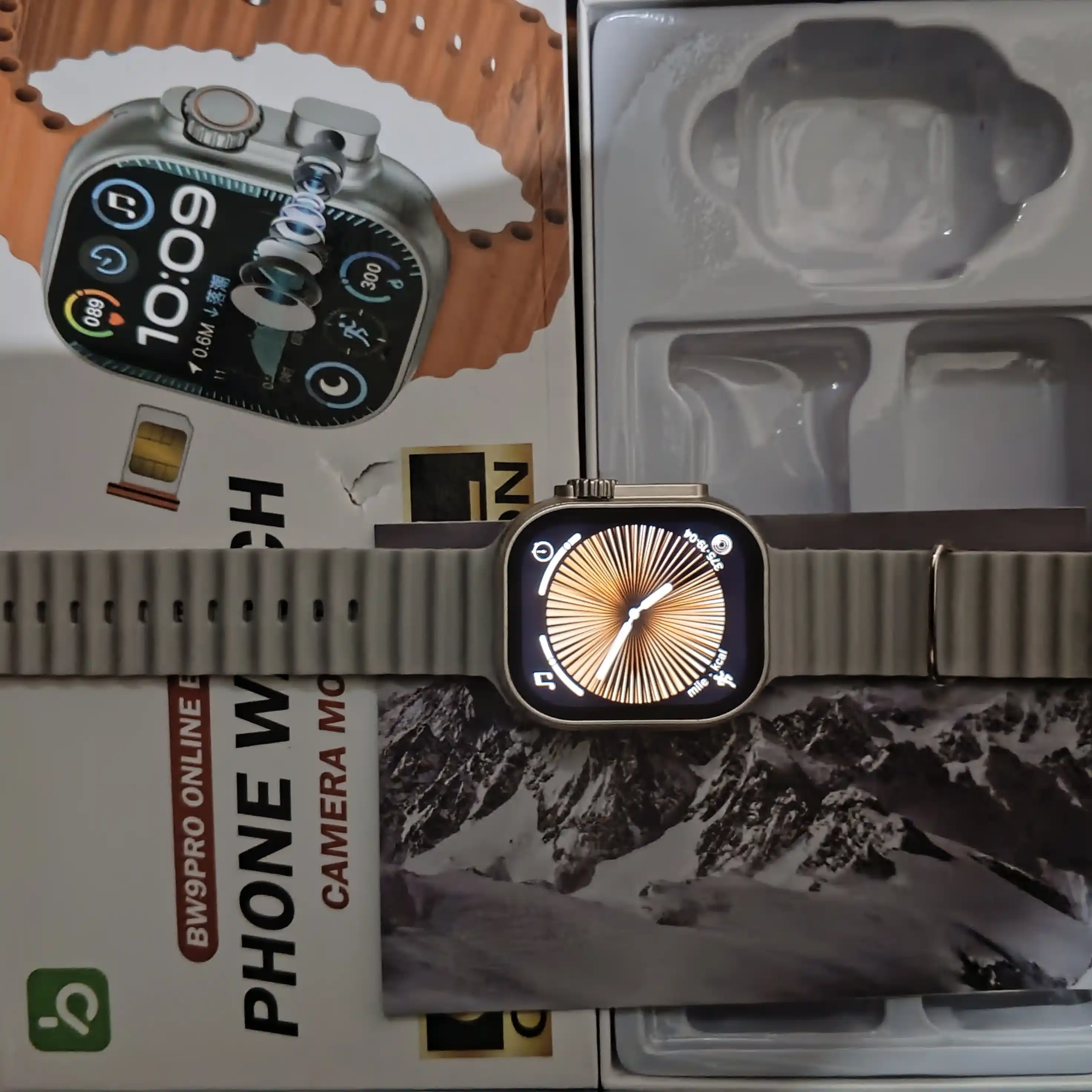Смарт-часы BW9PRO с SIM-картой, камерой и многофункциональным управлением