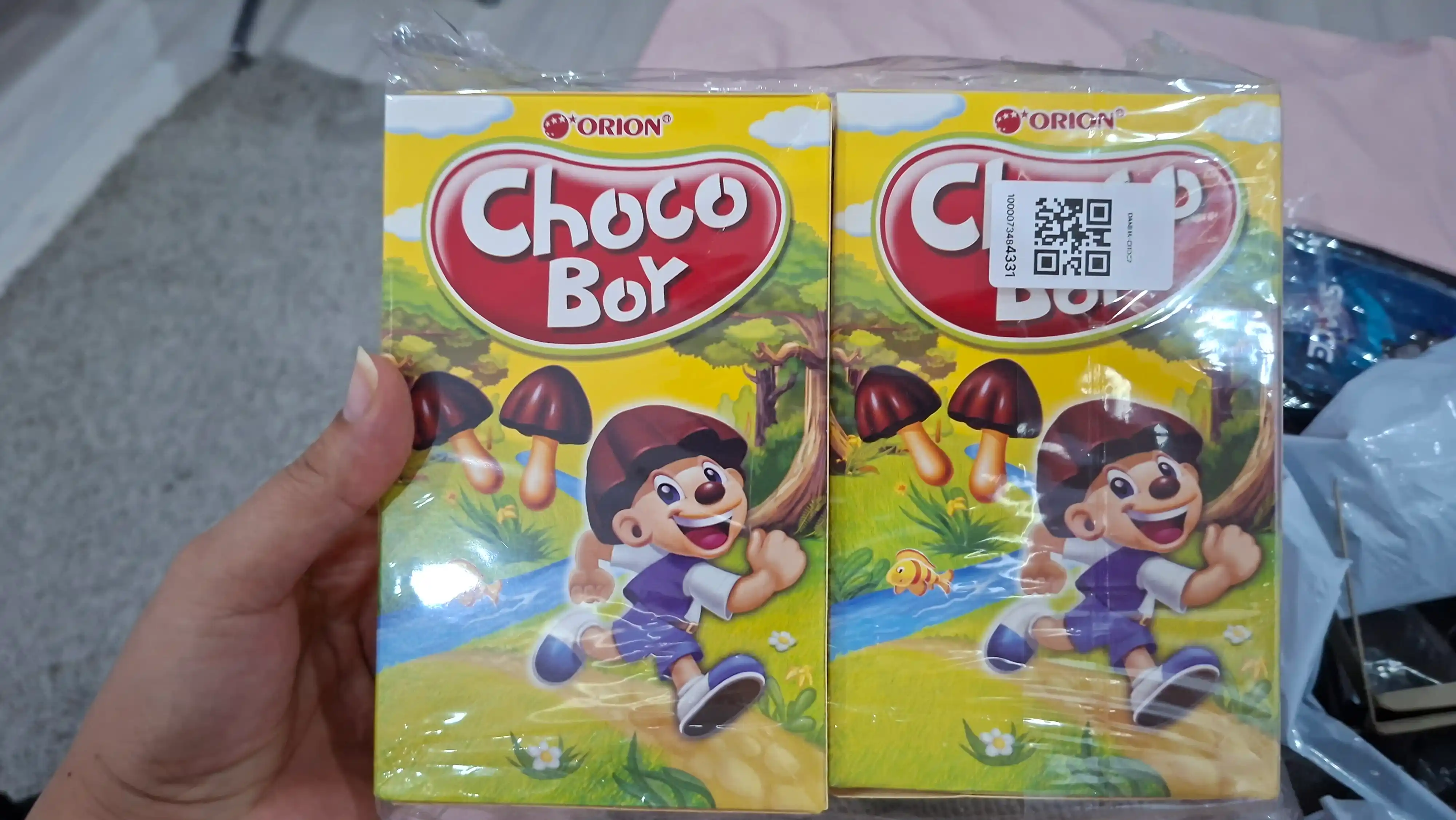 Orion Choco Boy Original pechenesi, 15 dona × 100 g × 2 qadoq