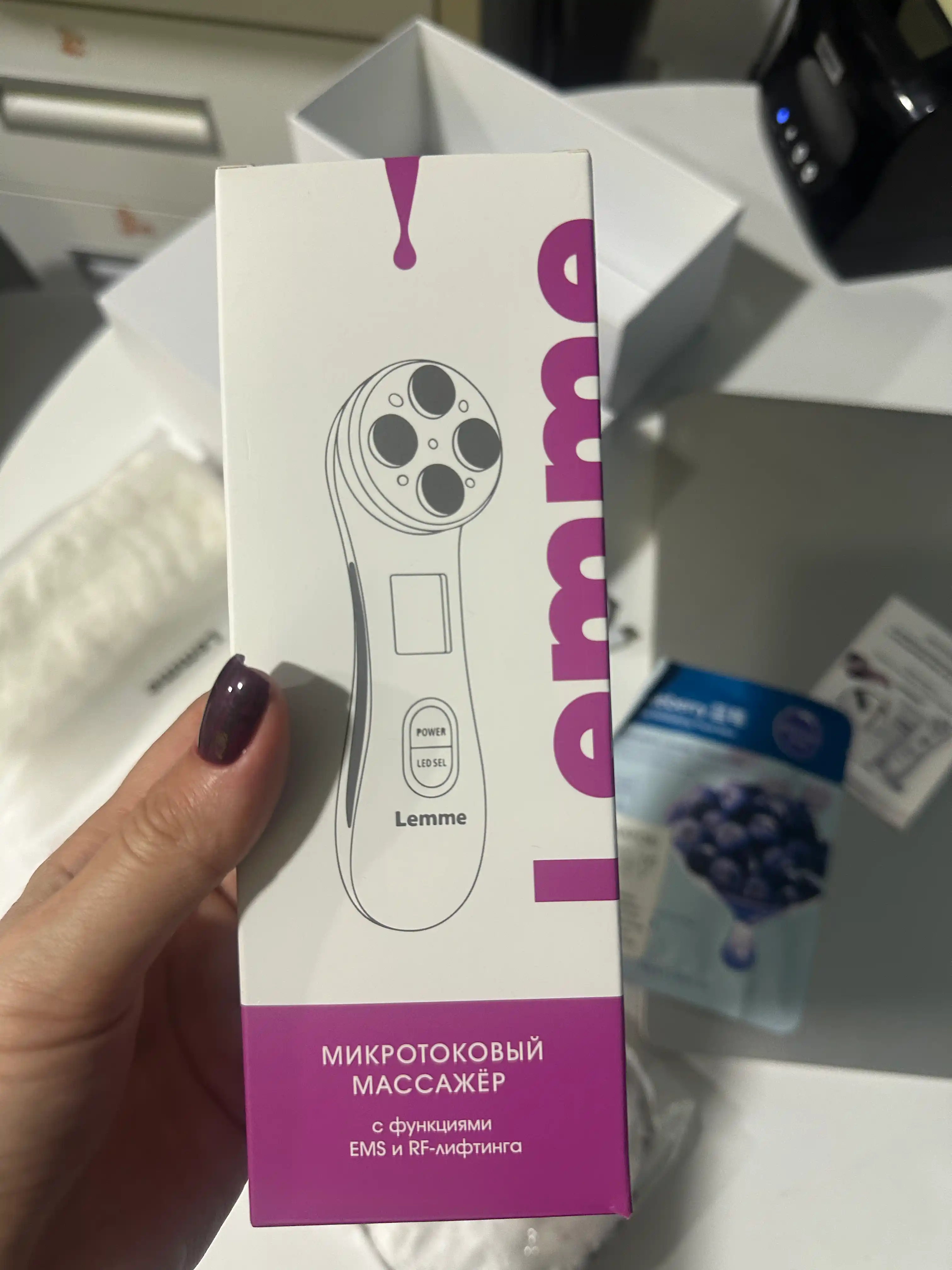 Микротоковый массажер для лица 5в1 комплект