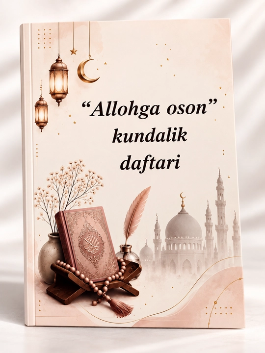 Ежедневник "Allohga oson", мотивирующий блокнот и планер - 