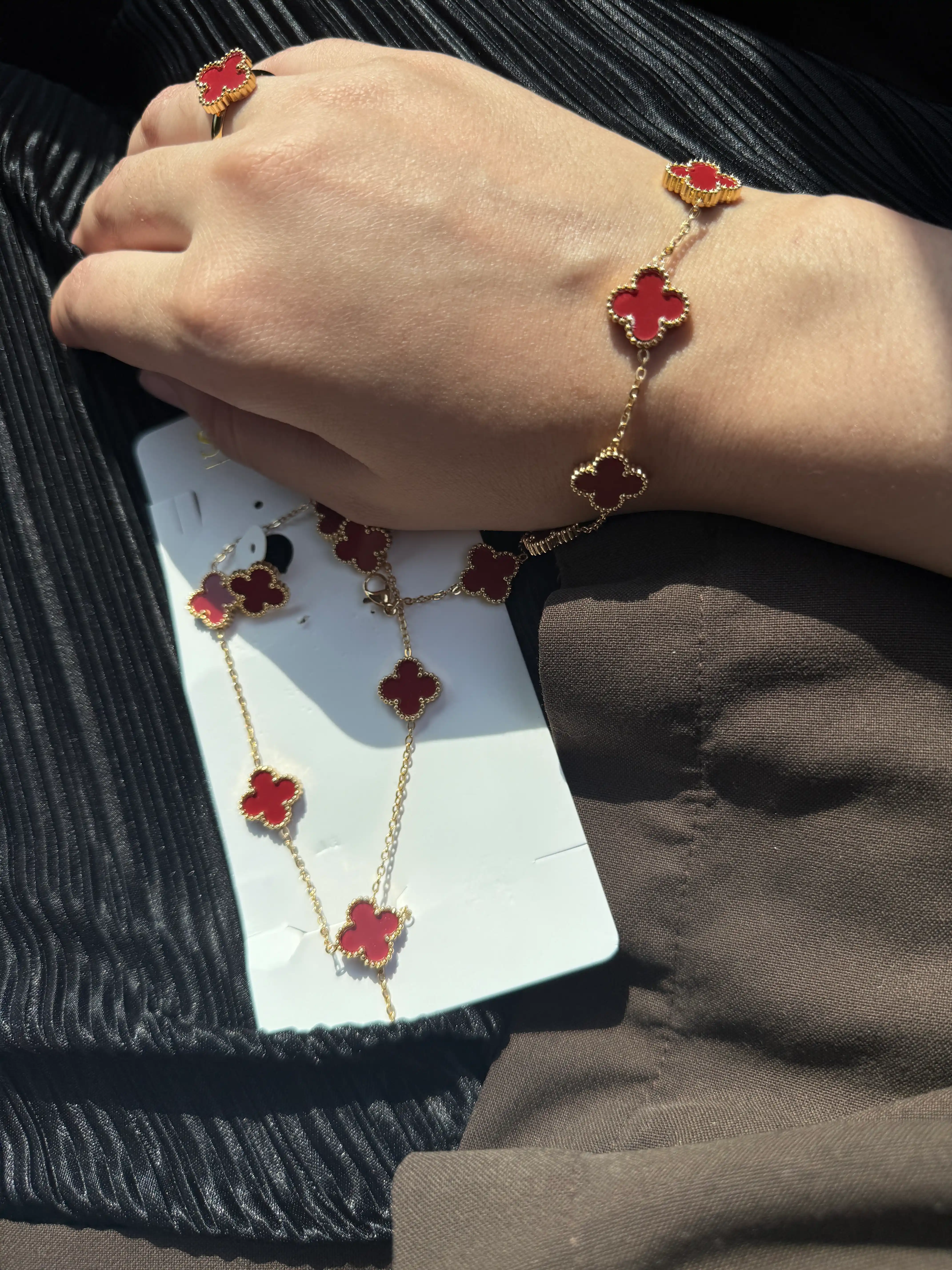 Комплект украшений 4 в 1 Van Cleef