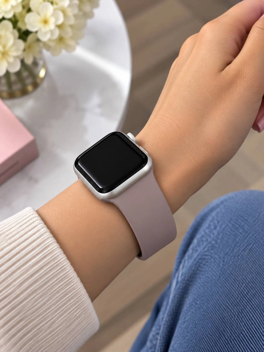 Ремешок для Apple Watch «Нежный кашемир» мягкий силиконовый, 38/40/41/42 и 42/44/45/46/49 мм - 