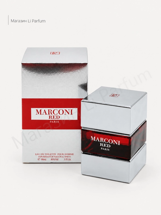 Erkaklar uchun Marconi Red Paris xushbo‘y suvi yog‘och ifori