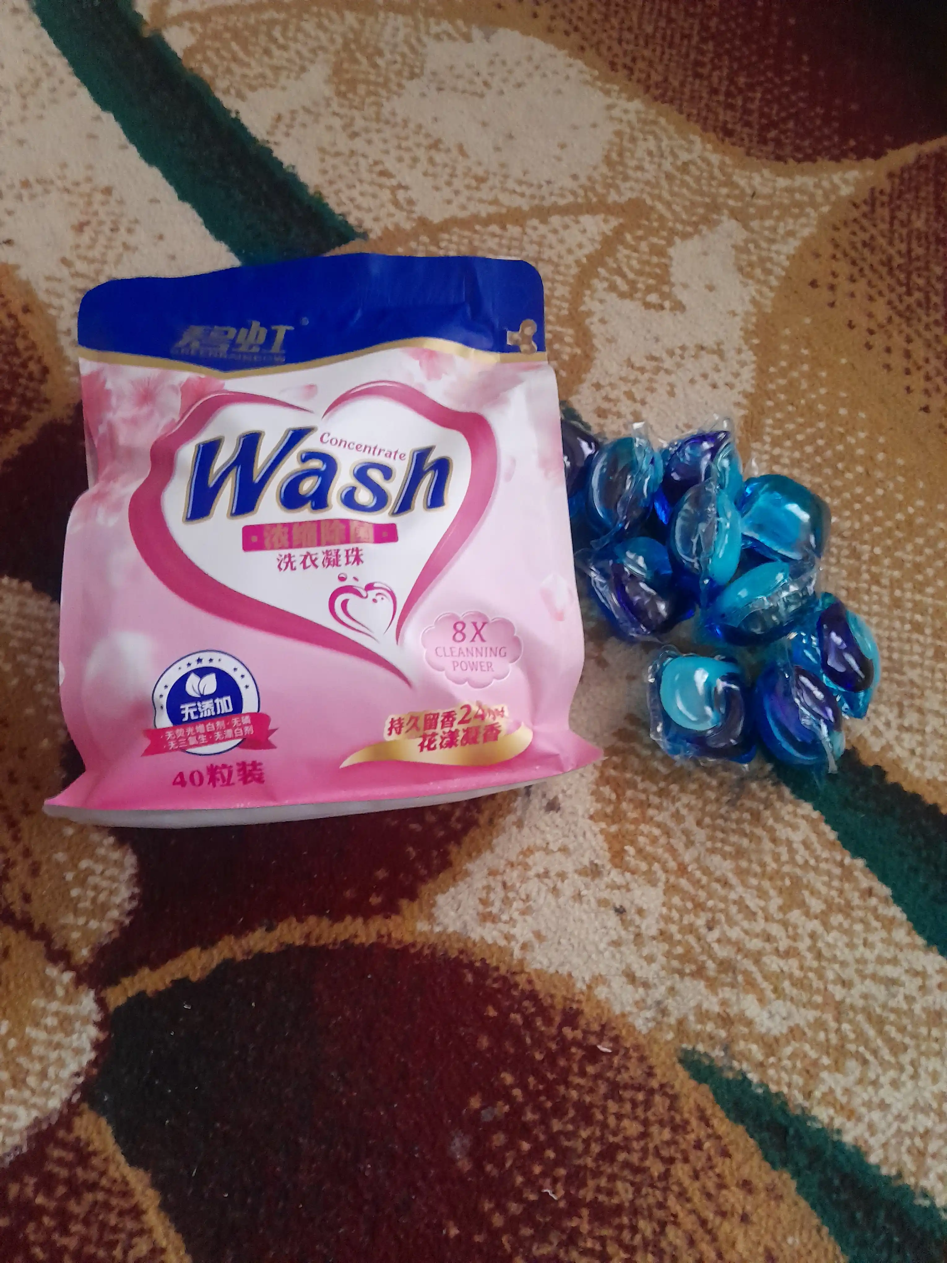 Капсулы для стирки Wash с приятным ароматом мощное очищение, 20г р